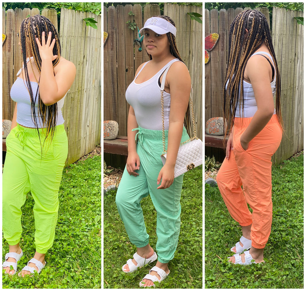 Neon Track Pants